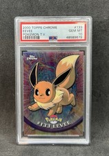 Pokemon Topps Chrome Evoli PSA 10 - Pokémon Topps Chrome Eevee PSA 10