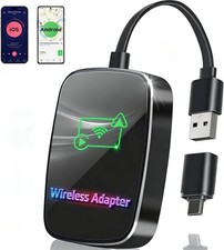 Wireless CarPlay  Android Auto Adapter 2-in-1, Plug  Play Wireless Upgrade