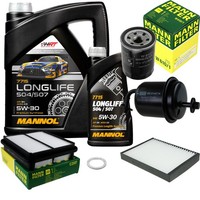 Mann Inspektionspaket 6L Mannol Longlife 5W-30 FüR Suzuki Grand Vitara I 1.6