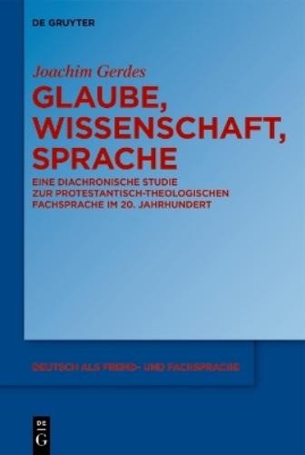 Joachim Gerdes Glaube, Wissenschaft, Sprache (Hardback)