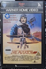 The Aviator 1985 Warner Bros Big Box Ex Rental VHS Iconic 80s Christopher Reeves