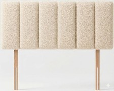 Luxury Teddy Boucl� Soft Upholstered Headboard ? 20 Inch Divan Bed Headboard