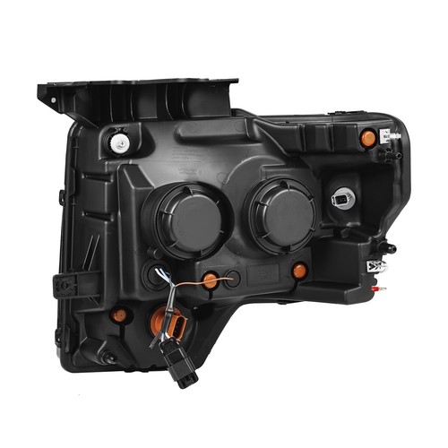 Fit 2009-2014 Ford F150 MKII LUXX-Series LED Projector Chrome Headlights - Picture 9 of 10