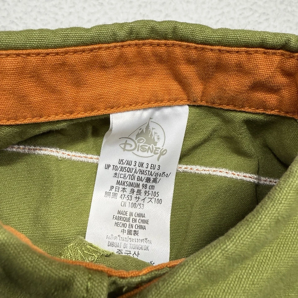 Mono Disney Lightning McQueen Niños Coches Dino Park Verde - Talla 3 Usado en Excelente Condición Foto 3 de 4