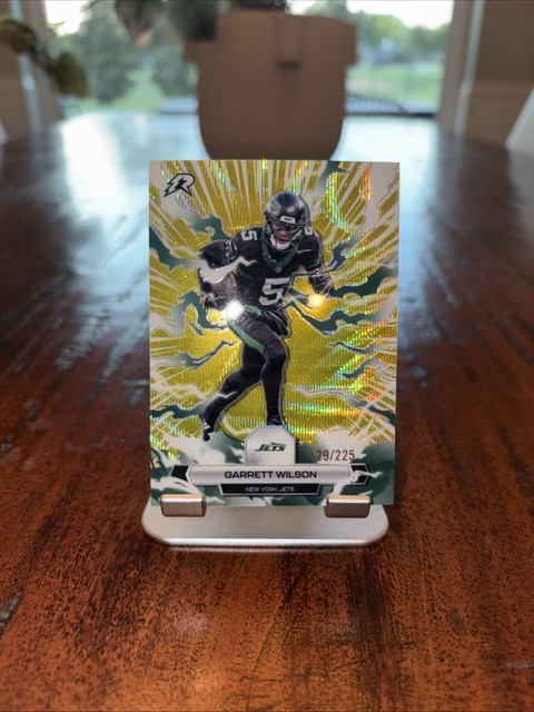 2015 Topps Resurgence Garrett Wilson #77 New York Jets Yellow Surge 129/225