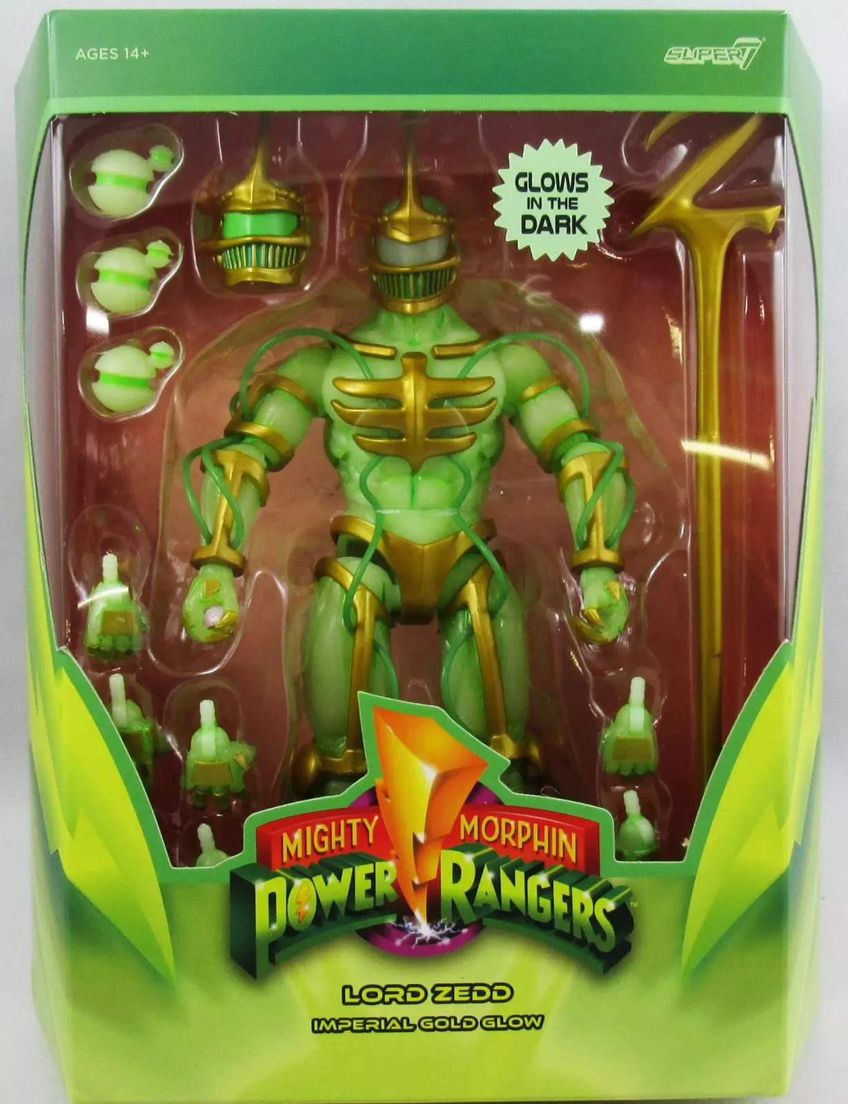 Figurine Lord Zedd Super7 Mighty Morphin Power Rangers pour Décoration Bureau