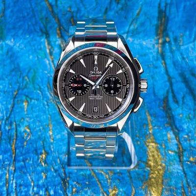 Omega Seamaster Aqua Terra    GMT  -  Chronograph     43mm   Stainless Steel