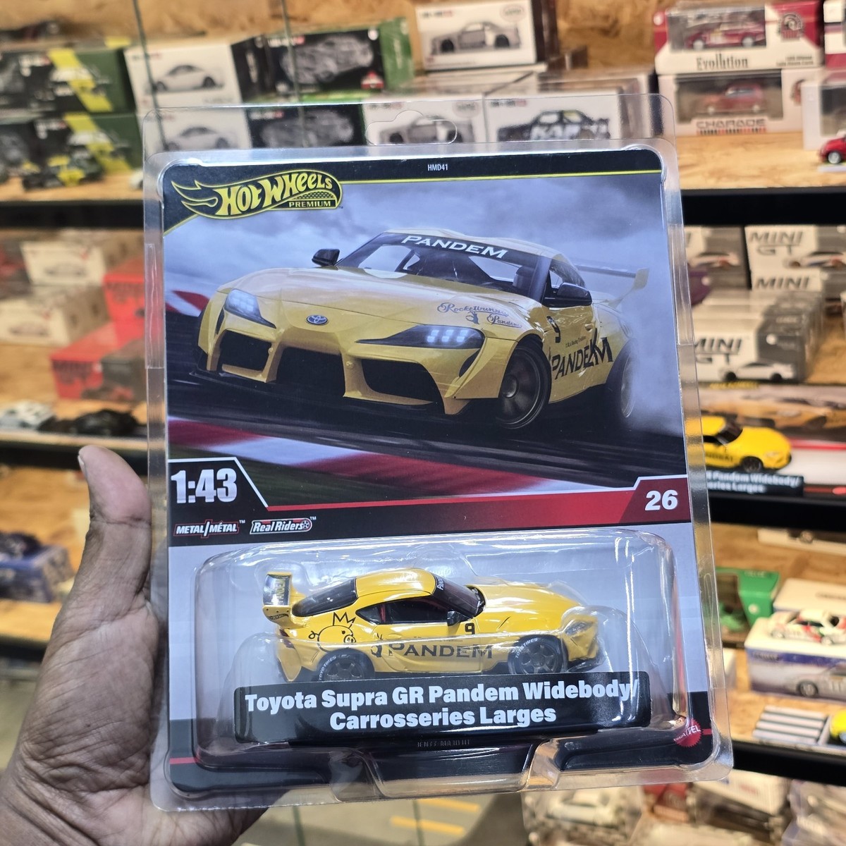 HOT WHEELS PREMIUM SCALE 1:43 TOYOTA SUPRA PANDEM WIDEBODY