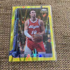 2025-26 Topps Chrome #117 Luke Kennard Yellow Refractor /275 Memphis Grizzlies