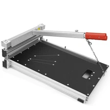 13“ Laminate Floor Cutter with Wheels, Heavy Duty Vinyl Floor Plank Cutter, A...