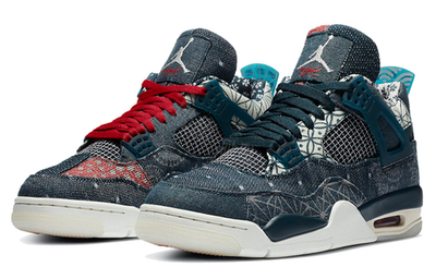 シューズ(男性用) NIKE AIR. JORDAN 4 RETRO Nike SB X Air Jordan 4 Mid Retro 'Navy' Jordan Ⅳ AJ4 Men's DR5415