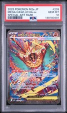 2025 POKEMON JAPANESE M2A-MEGA DREAM EX SPECIAL ART RARE MEGA HAWLUCHA EX PSA 10