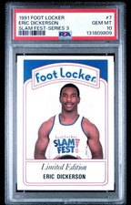 1991 FOOT LOCKER SLAM FEST SERIES 3 #7 ERIC DICKERSON HOF PSA 10 GEM MINT