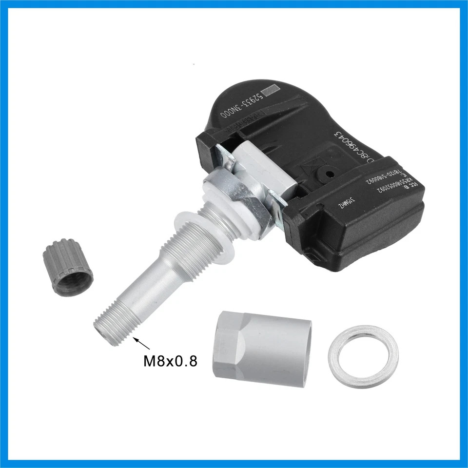 4 Pcs 529333N000 Tire Pressure Sensor TPMS 315MHz for Hyundai Elantra Santa Fe - Image 4 of 4