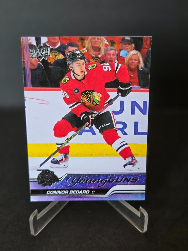 2023-24 Upper Deck Series 2 Connor Bedard Young Guns RC #451 Chicago Blackhawks