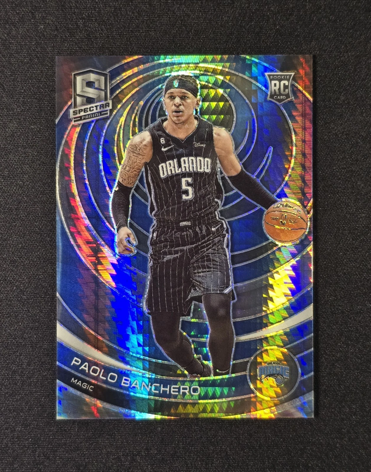 Paolo Banchero 2022-2023 Spectra Asia Silver Hyper Parallel Rookie Rc #151 Magic