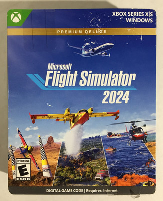 MICROSOFT FLIGHT SIMULATOR 2024 Premium Deluxe XBOX SERIES X Windows OPEN