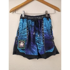 Agua Bendita Boys Luke Board Shorts in Blue Size 6 NWT