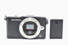 Olympus PEN Mini E-PM1 Black Mirrorless SLR Camera Body only Tested w/ Battery