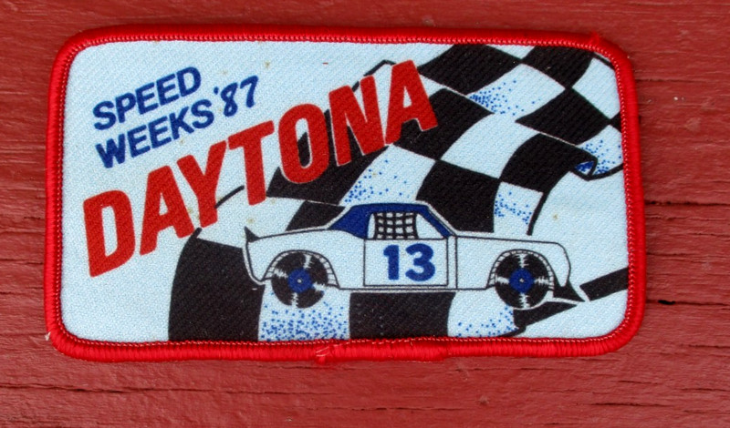 Iron On Patch Speed Weeks 87 DAYTONA