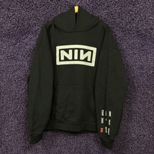 Nine Inch Nails Logo Peel It Back Tour 2025 Band Hoodie XXL
