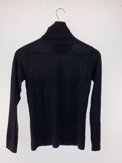 VERSACE Stud and Crystal Turtleneck Sweater (Lightweight) Size 40 Wool Black A65 thumbnail 2