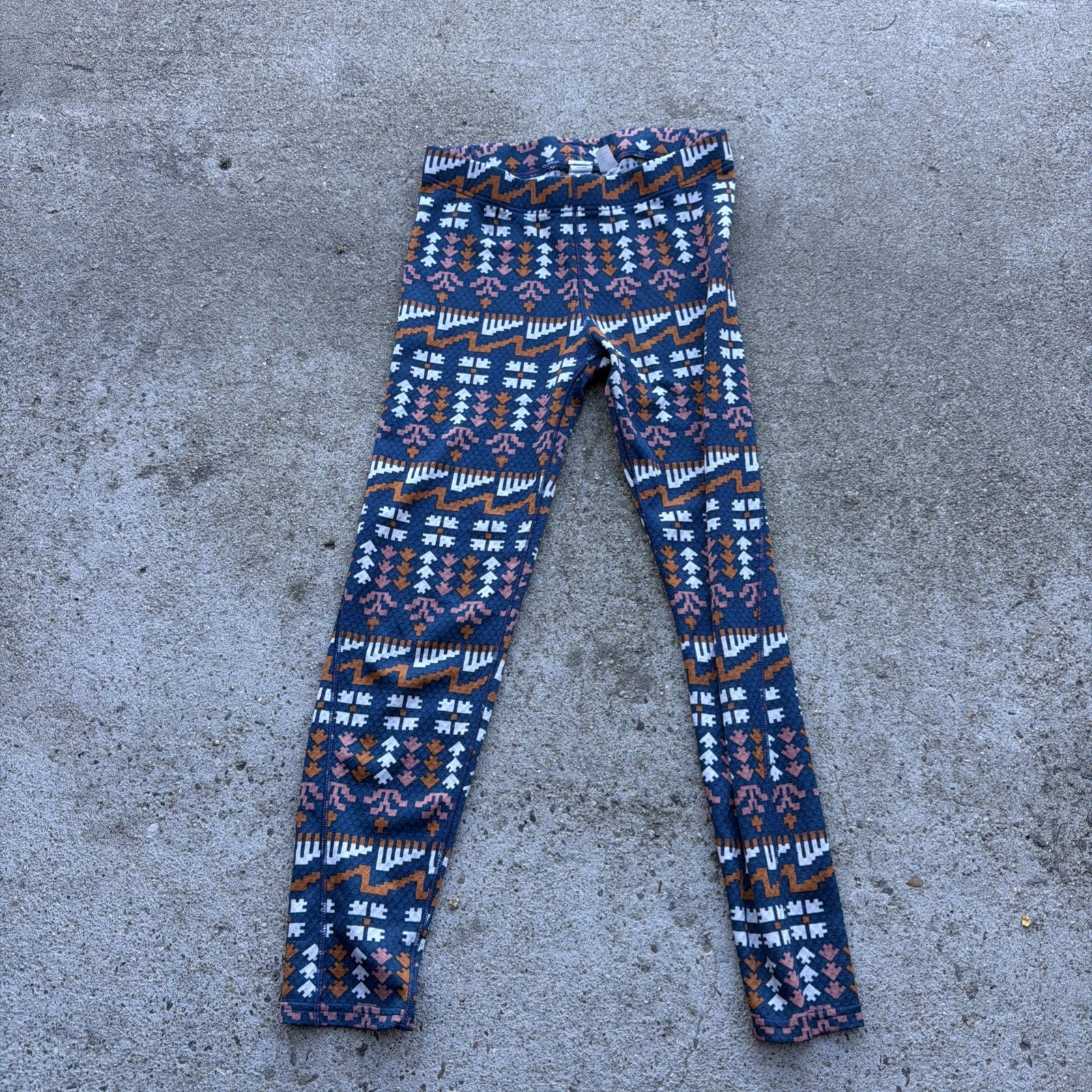 Patagonia Boys Capilene Midweight Base Layer Pants Bottoms Youth M Multicolor