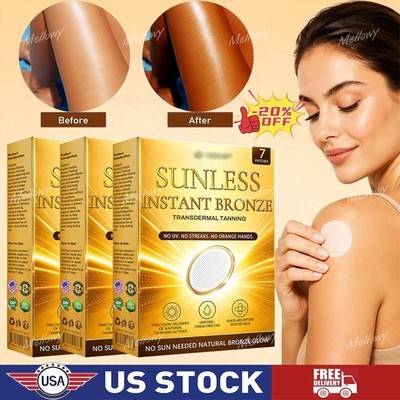 Sunless Natural Glow Tanning Microdarts Patch Enhances Natural Tan 2026 New