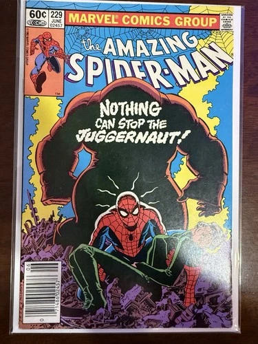 The Amazing Spider-Man #229 Newsstand Mark Jewelers Variant VF/NM