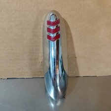 1940 Studebaker Champion Left Front Right Rear Vertical Bumper Guard Nos