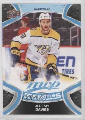 2021-22 Upper Deck MVP Rookie Ice Battles Jeremy Davies #223 Rookie RC 00jz