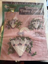 Needlecraft Shop Umbrella Flower Baskets Plastic Canvas Kit