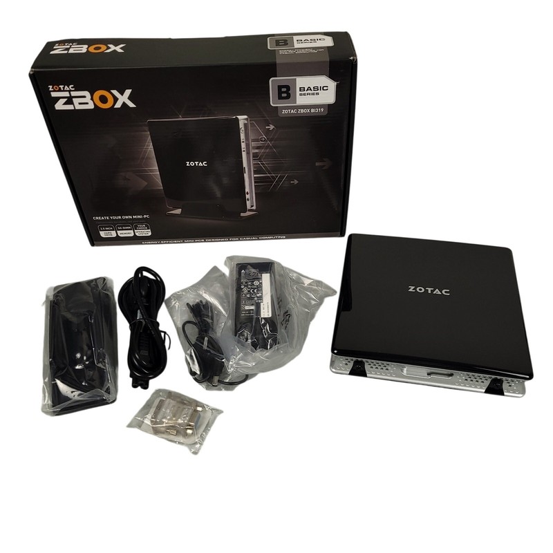 Zotac ZBOX B1320 Mini PC Compact Desktop Streaming Home Server Black NOB