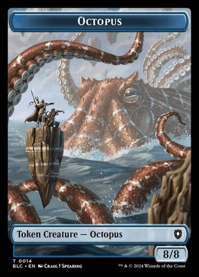 Octopus - Rabbit 0014-0003 Double Sided Token Bloomburrow