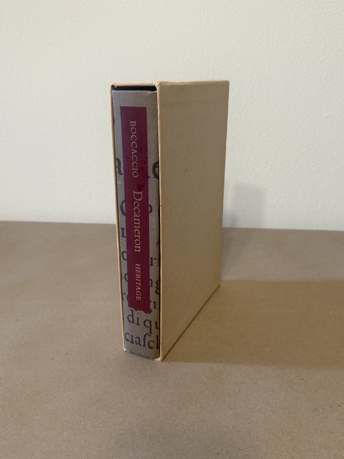 Heritage Press: Decameron by John Boccaccio, 1968, w/ Slipcase
