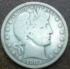 US 1903-O Barber Half Dollar  **