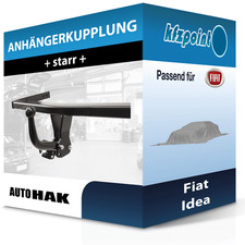 AUTO HAK Anhängekupplung starr passend für Fiat Idea 12.2003-jetzt neu