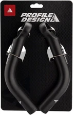 NOS Profile Designs pair of Bar Ends Right & Left Black Clamp On PD