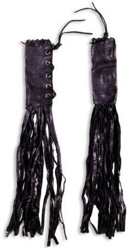 Leather handlebar Covers Fringe Lacing Motorcycle Motorbike Cruiser Quality