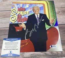 BOB BARKER AUTO SIGNED 8X10 PHOTO BECKETT COA PRICE IS RIGHT HAPPY GILMORE
