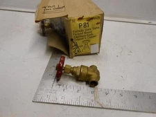 T.G.M 3/8" Fullway Gate Valve Forged Brass Capillary Ends Copper x Copper