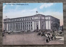 New Post Office, Washington DC Reproduction Postcard Ephemera Smithsonian Museum