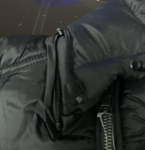 NWT Nautica Water Resistant Puffy Parka Mens Size Large Black Removable Hood O1 - Picture 11 of 11