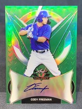 CODY FREEMAN RC SP AUTO #/99 ~ 2019 LEAF VALIANT~ RANGERS PROSPECT!