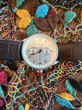 HAMILTON JAZZMASTER MAESTRO H327160 CHRONOGRAPH SILVER DIAL AUTOMATIC WATCH 😳 9