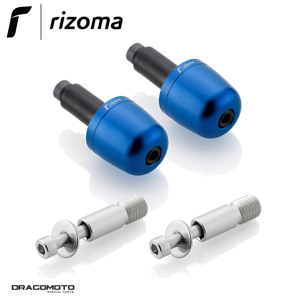Embouts De Guidon Rizoma Noir Pour BMW S 1000 RR 2017-2018 - Réf. MA302B LP321B, Neufs, Garantie 2 Ans