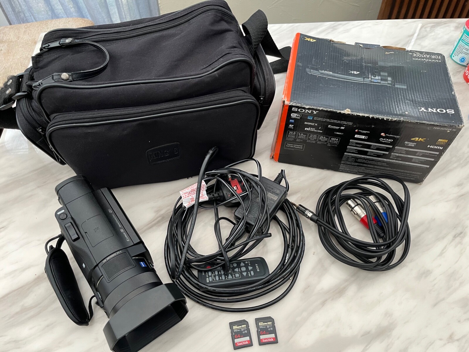 Sony FDR AX1000 4k Video Camera eBay