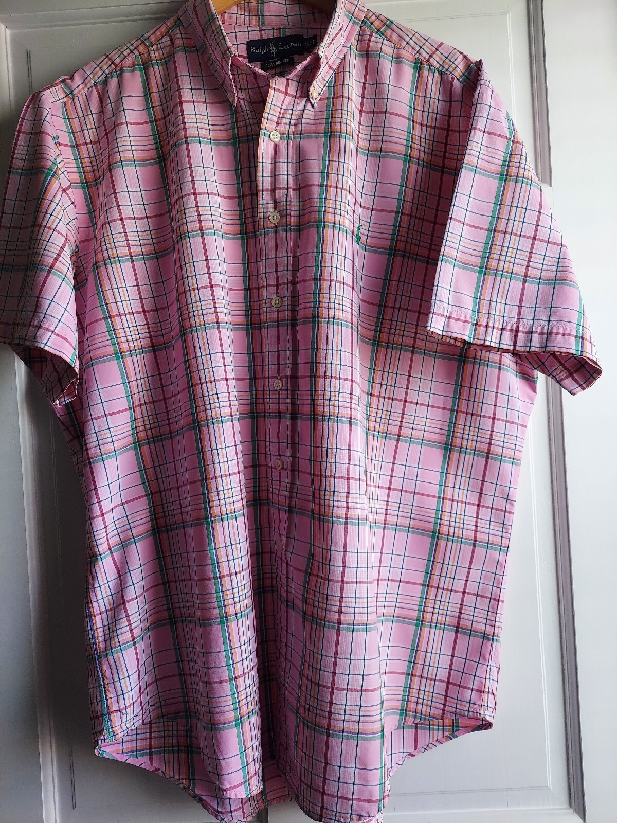 Camicia uomo Ralph Lauren grande 100% cotone pony