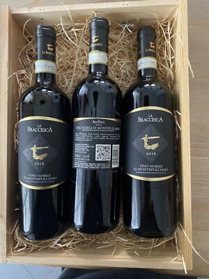 3 Flaschen Tenuta La Braccesca:2016 er Vino Nobile  de Montepulciano D.O.C.G.