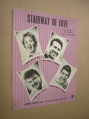 TREPPE DER LIEBE. VERSCHIEDENE KÜNSTLER. 1958. ORIGINAL VINTAGE NOTEN